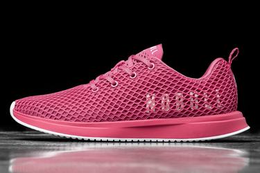 Nobull Mesh Runner Women's Running Shoes Fuchsia | Australia (IO0613)